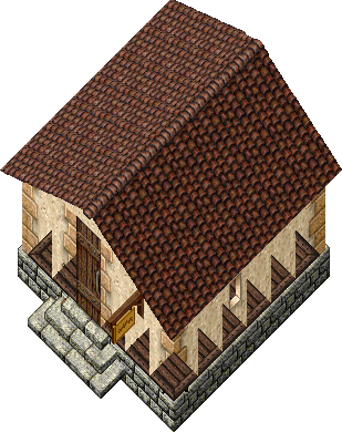 Stone and plaster house