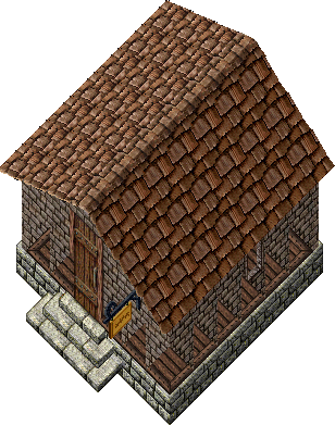 Small brick house