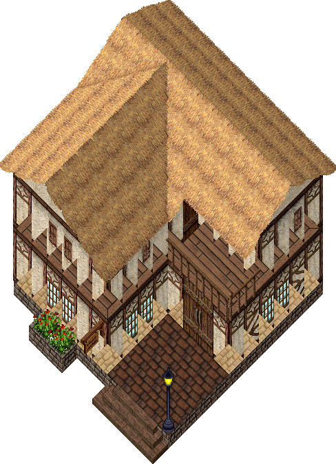 Two-story villa