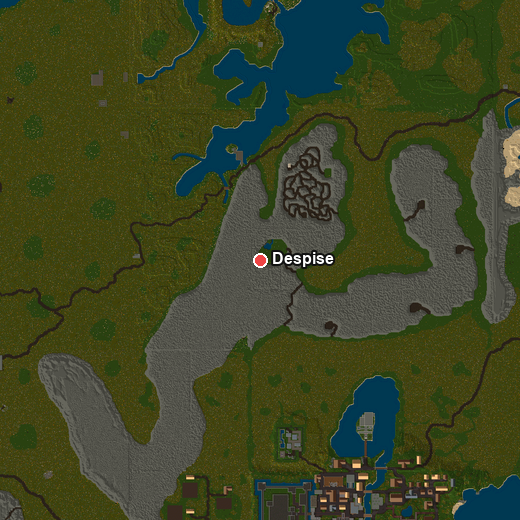 Despise location