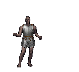 A plate chest worn on a male body