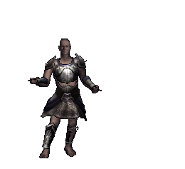 Full gargish plate armor worn on a male body
