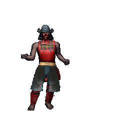 Full samurai plate armor worn on a male body